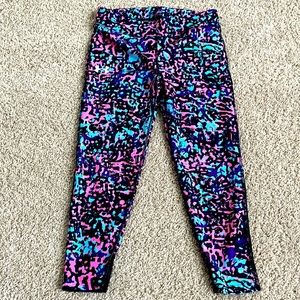 Girls colorful spring Under Armor leggings Girls Large